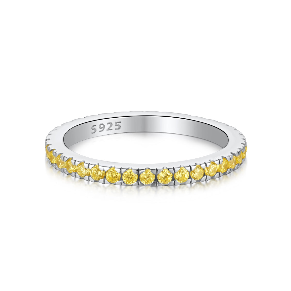 [Vivid Aurora]Delicate Sparkling Round Cut Daily Ring