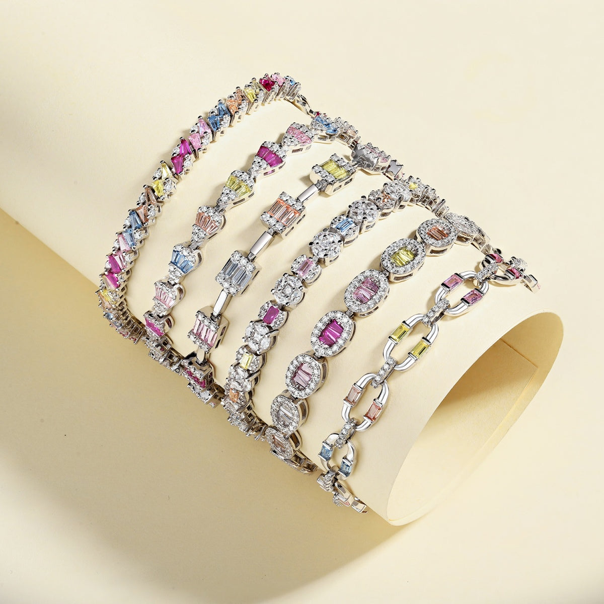 [Vivid Aurora]Dazzling Colorful Daily Bracelet